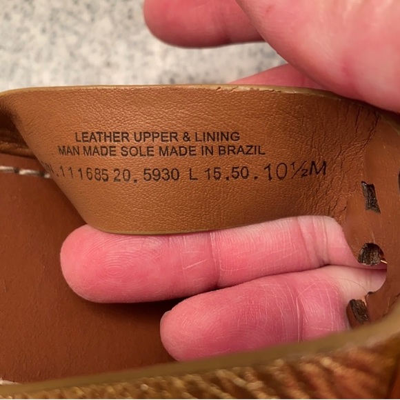 Tory Burch Gold Leather Monroe Sandals - Picture 5 of 7